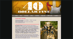 Desktop Screenshot of 40dollarfine.com
